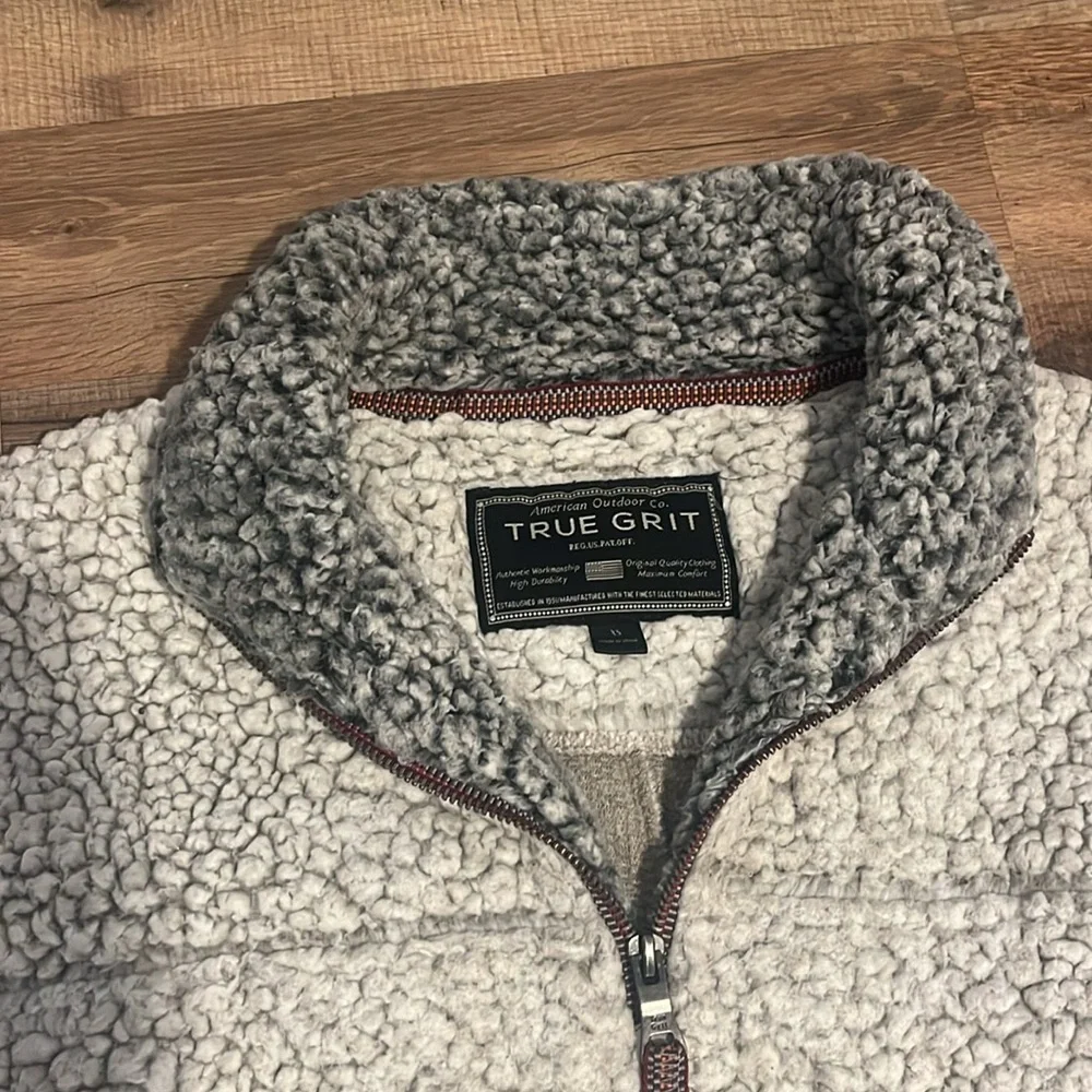 True Grit Sherpa Quarter Zip - Picture 2 of 3